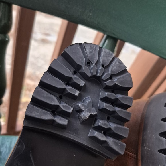 Taylor Stitch The Ranch Boot Mens 8 Redwood Waxed Suede Chelsea Preppy Outdoor - Picture 8 of 10